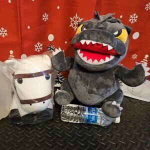 Godzilla and White Horse Plushy Bundle